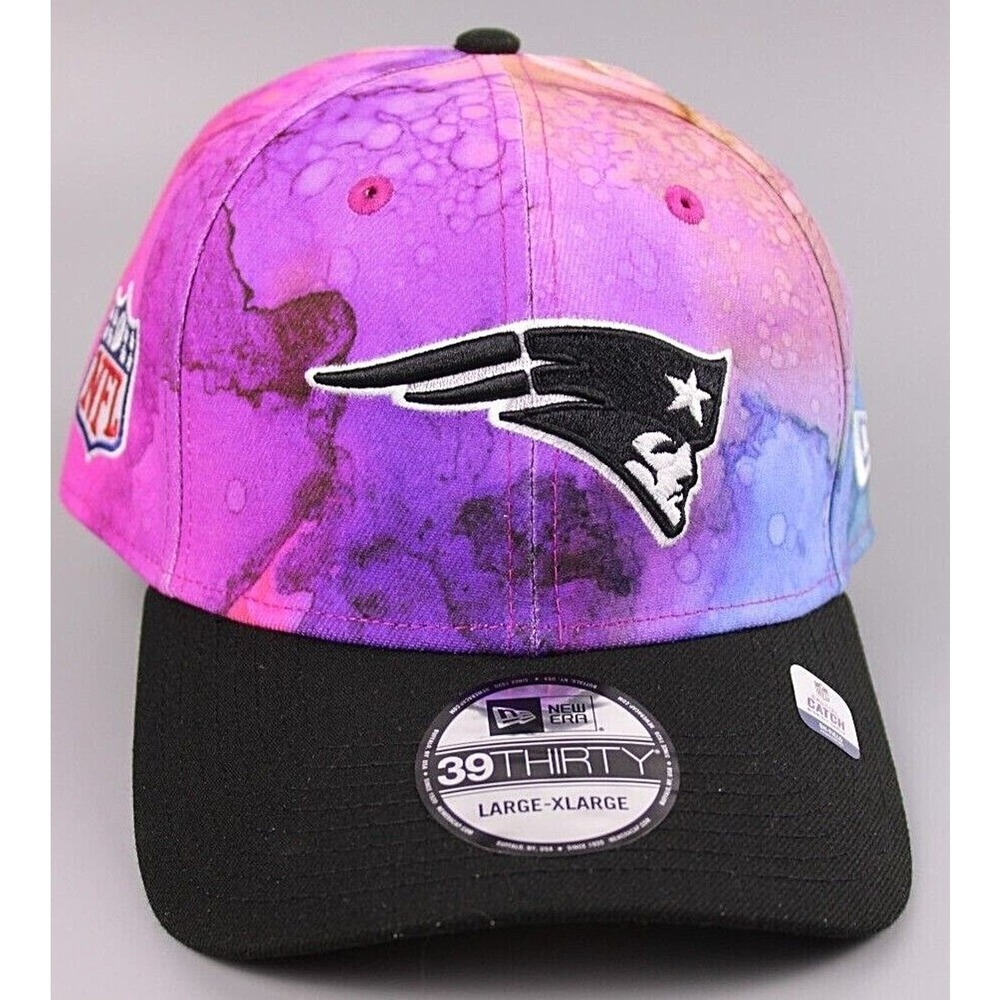 New England Patriots Hat New Era Crucial Catch Tie Dye 39Thirty Stretch Fit
